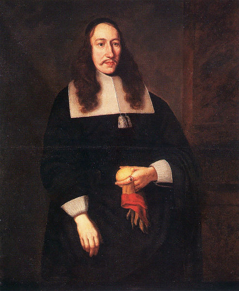 Portrait in oil from the year 1664 by the german painter Franz Wulfhagen